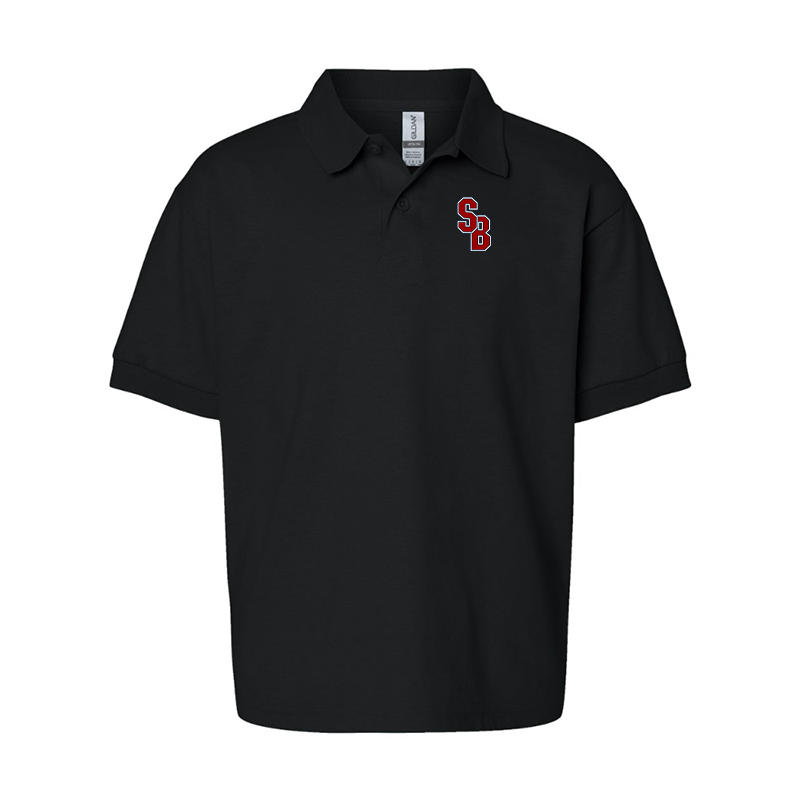 Youth Stony Brook Seawolves Gildan Dry Blend Jersey Polo